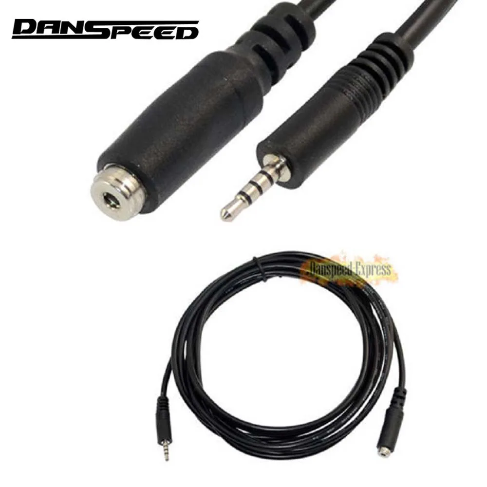 DANSPEED 10Ft 2 5 мм 4 полюсный автоматический 3 кольцо с разъемом папа Для женщин Jack