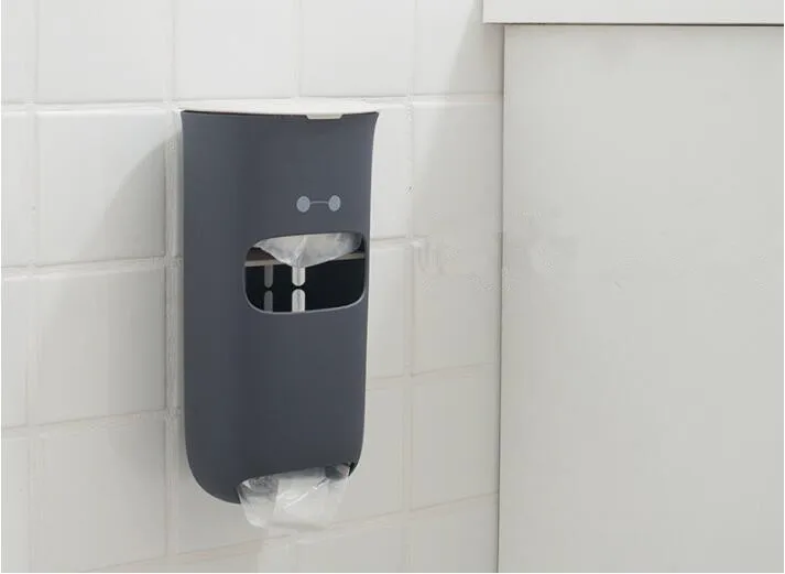 1 шт. Пластик сумка для хранения коробка Кухня Ванная комната настенное крепление