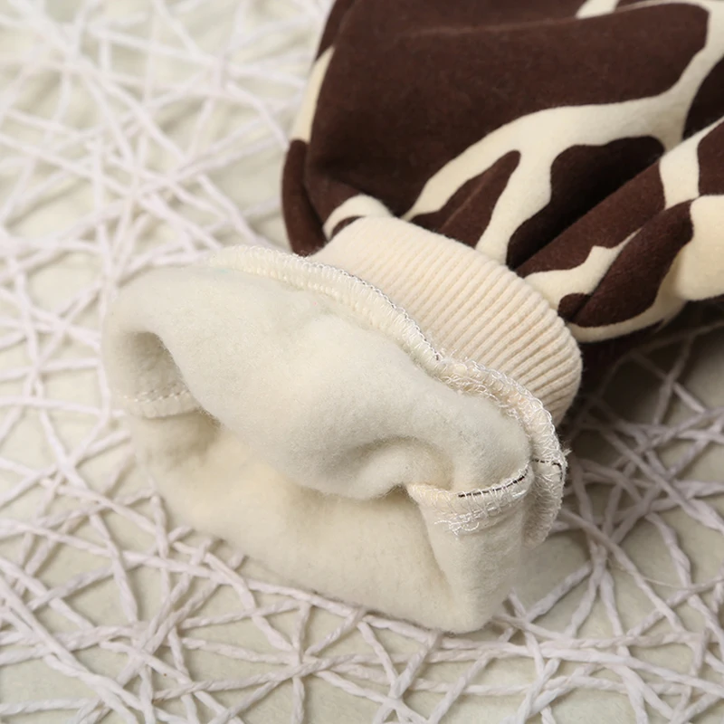 Зимняя одежда для новорожденных 2019 милая верхняя с жирафом комбинезон длинным