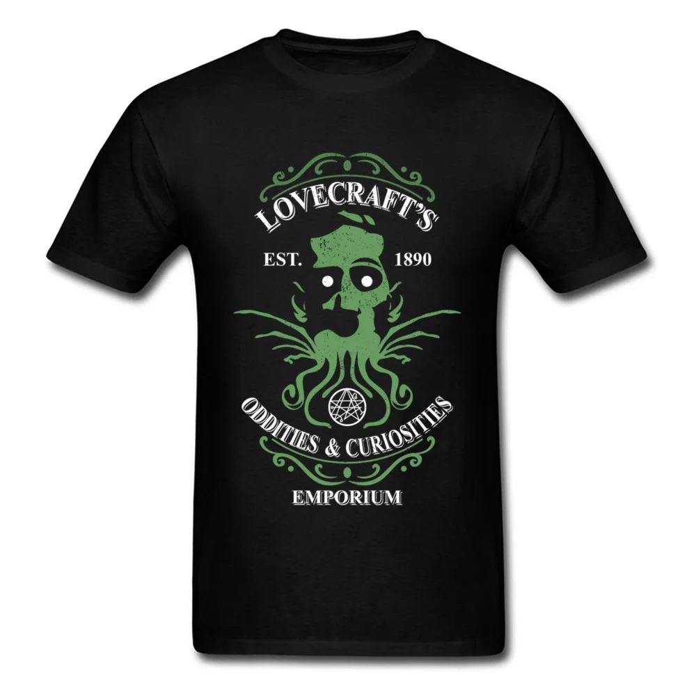 Lovecrafts Emporium Топы Cthulhu футболки с графическим рисунком мужская одежда хлопковая