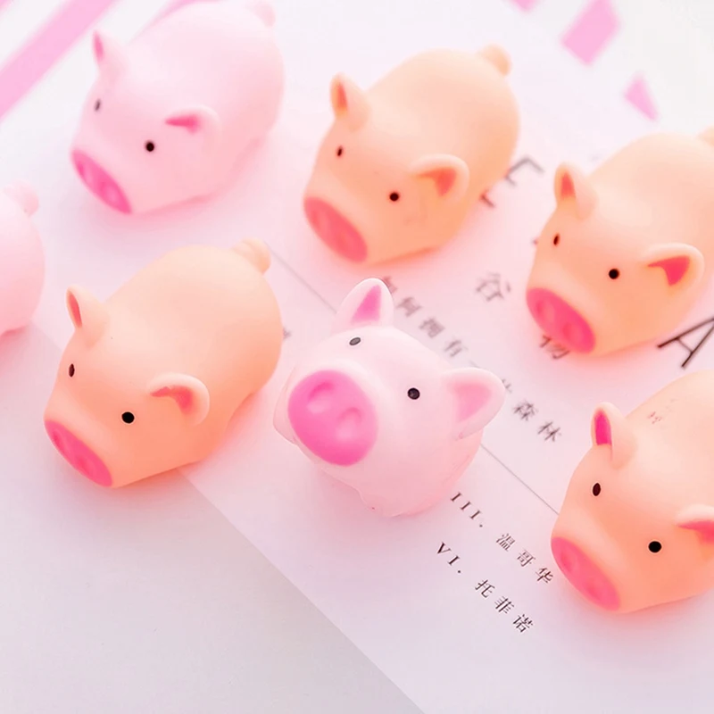 1 шт. забавная визжащая Свинка Новинка милый мультфильм Vent Pig Squeeze игрушка со звуком снятие стресса декомпрессия подарки гаджеты игрушки