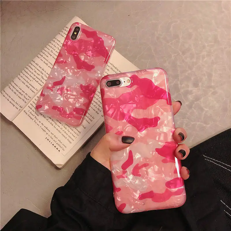 Модный Камуфляжный силиконовый чехол для Iphone 66s 78 78plus x/Xs Xr Xsmax модный