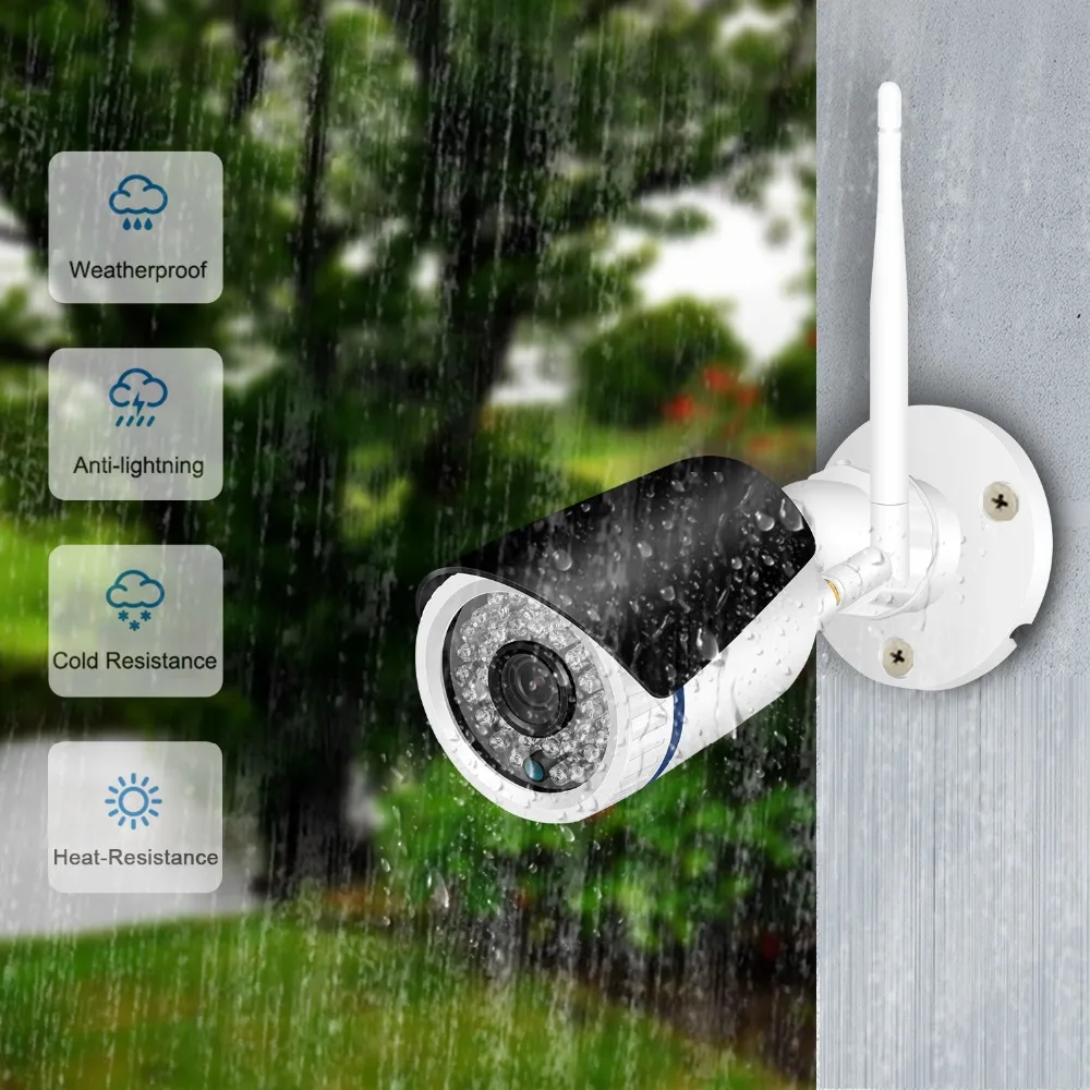 ANBIUX двухсторонняя аудио Wi-Fi IP камера Full HD 1080P 720P Беспроводная Проводная ONVIF P2P охранная сигнализация CCTV пуля наружная камера iCSee