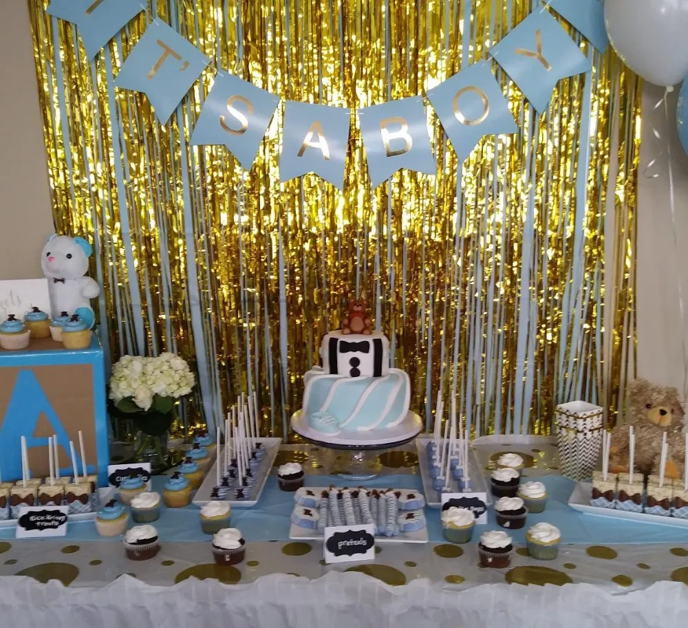 Шторы из фольги металлические шторы с бахромой мерцающие занавески для фона дня