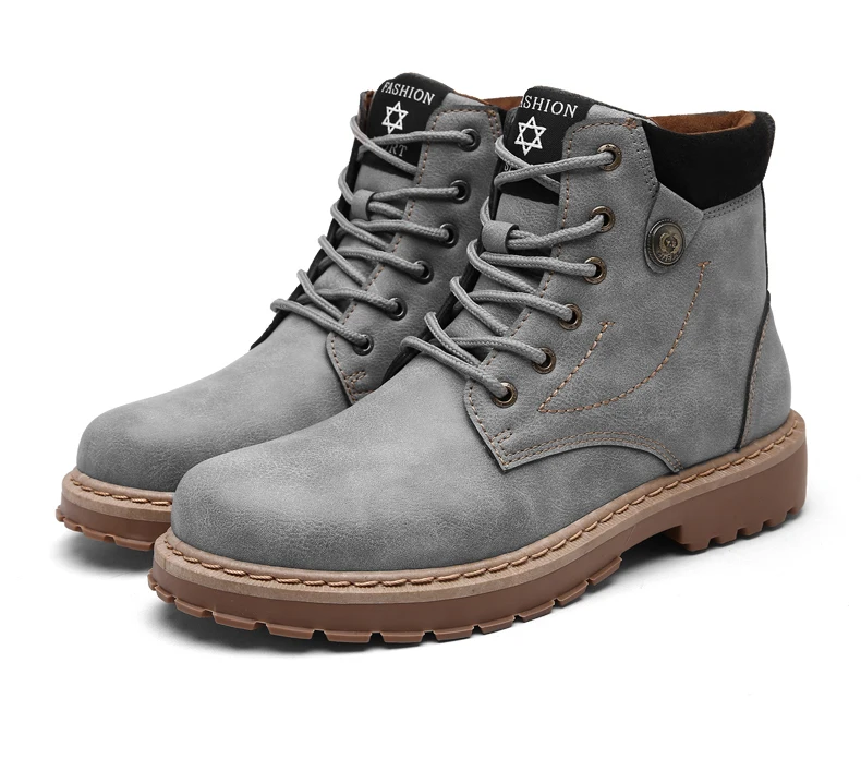 Botas hombre/мужские ботинки с высоким берцем; Повседневная обувь; сезон осень-зима; кроссовки; удобные; Dr Martins Sapato Masculino Foowear; мужские и взрослые