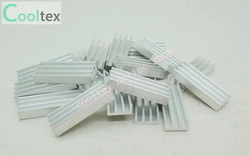 1000pcs 30x11x5mm Aluminum HeatSink radiator Chip CPU GPU VGA RAM LED IC Heat Sink Electronics Computer Transistor | Компьютеры и офис