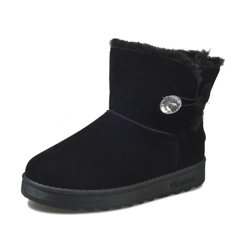Size35-40 2018 новые ботильоны женские зимние ботинки осень Кристалл украшают обувь