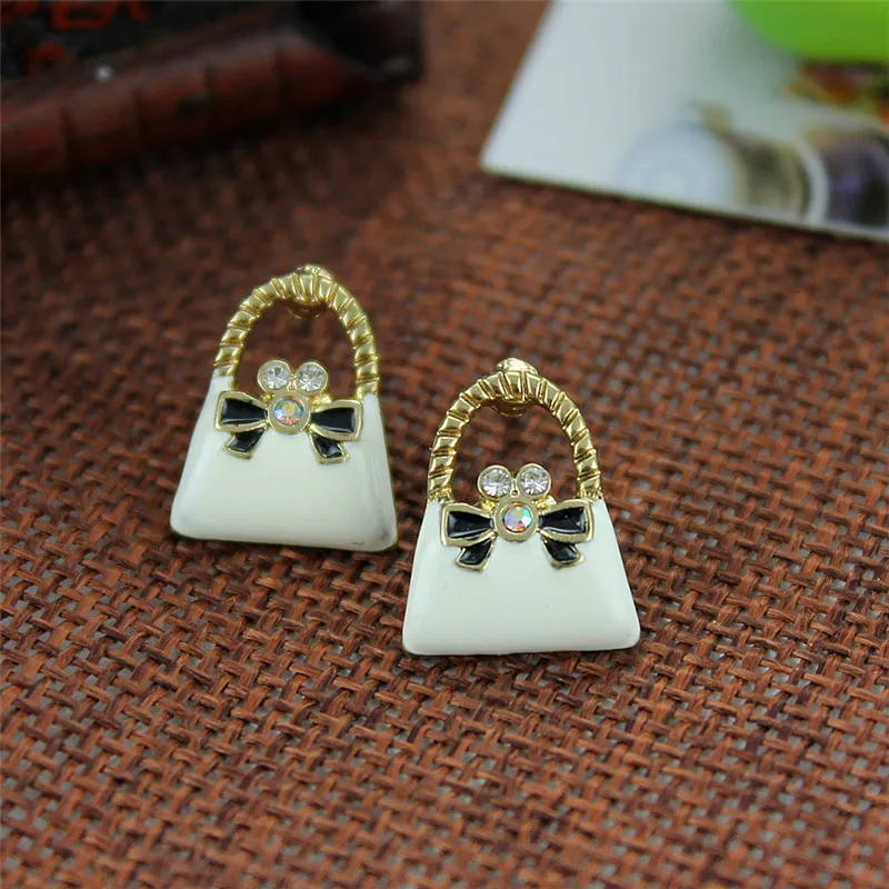 Женские и мужские Асимметричные туфли XQ белые серьги пусеты с имитацией жемчуга