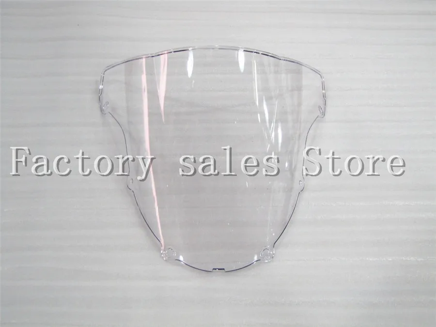 

For Kawasaki Ninja ZX6R ZX-6R 636 2003 2004 White Windshield WindScreen Double Bubble zx6r 03 04