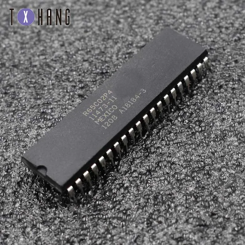 1/5 шт R65C02P4 R65C02P4E R65C02 микропроцессор ROCKWELL DIP-40 IC | Электронные компоненты и