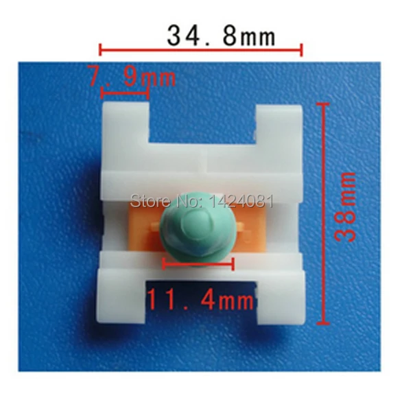 

100x Nylon for Audi for VW Door Fender Quarter Panel Moulding Clip Retainer Fastener 3A0-853-575 3A0853575