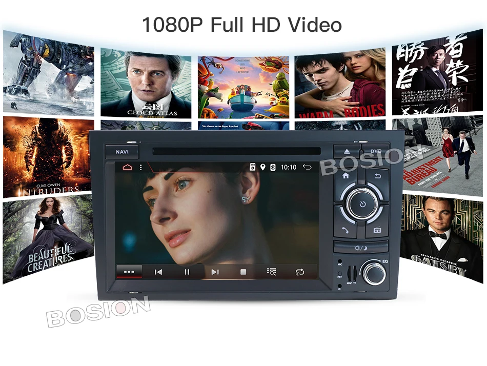 2 din android 8,0 автомобильный DVD gps Navi для Audi A4 gps(2003-2008) Audi S4/RS4/8E/8F/B9/B7 с Wifi Bluetooth радио SWC Canbus карта