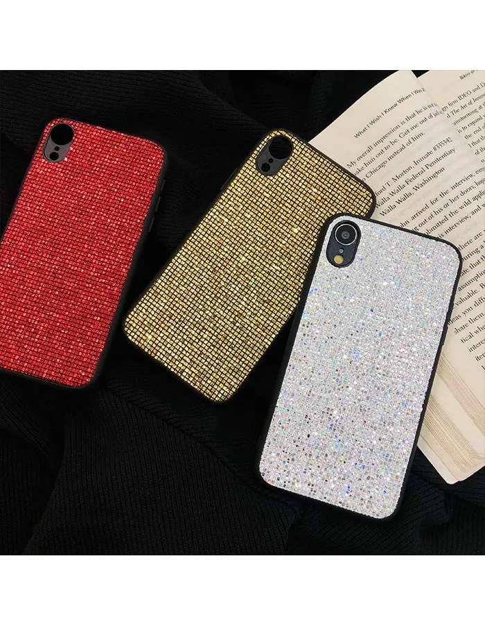 Роскошный блестящий чехол для телефона с бриллиантами Iphone Xs Max Xr
