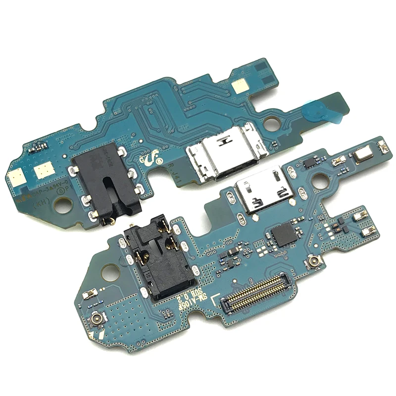 20 шт./лот USB порт зарядное устройство док-станция разъем зарядная плата гибкий кабель микрофона микрофонная плата для samsung Galaxy A105F A10 A105