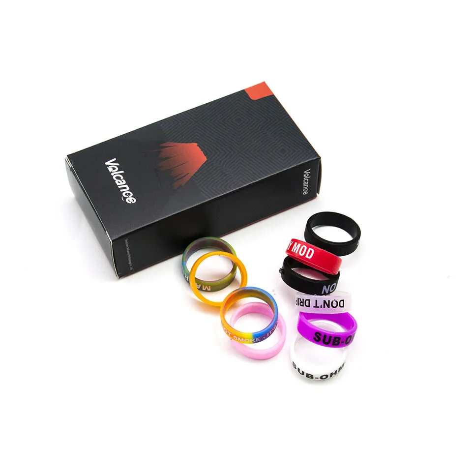 Силиконовые декоративные защитные кольца Volcanee для танка RDTA атомайзера