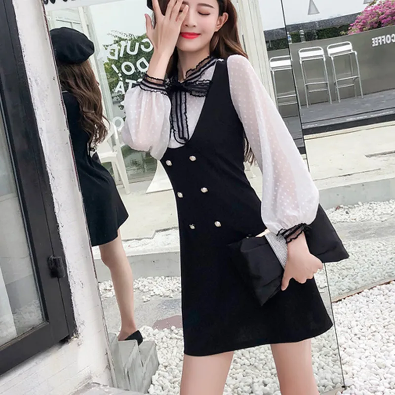 Vestidos пикантные черные сапоги открытое кружевное платье Для женщин Короткие