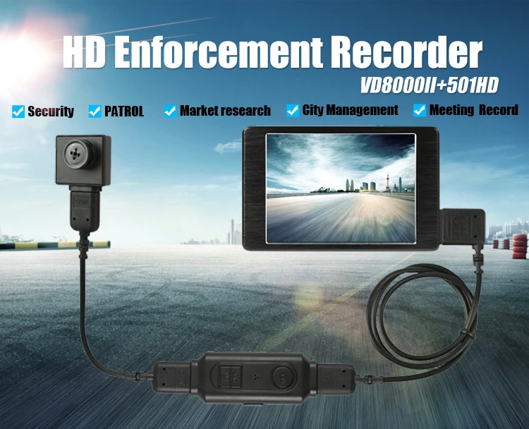 HD 3 0 &quotдюймовая полицейская камера безопасности Защитное записывающее