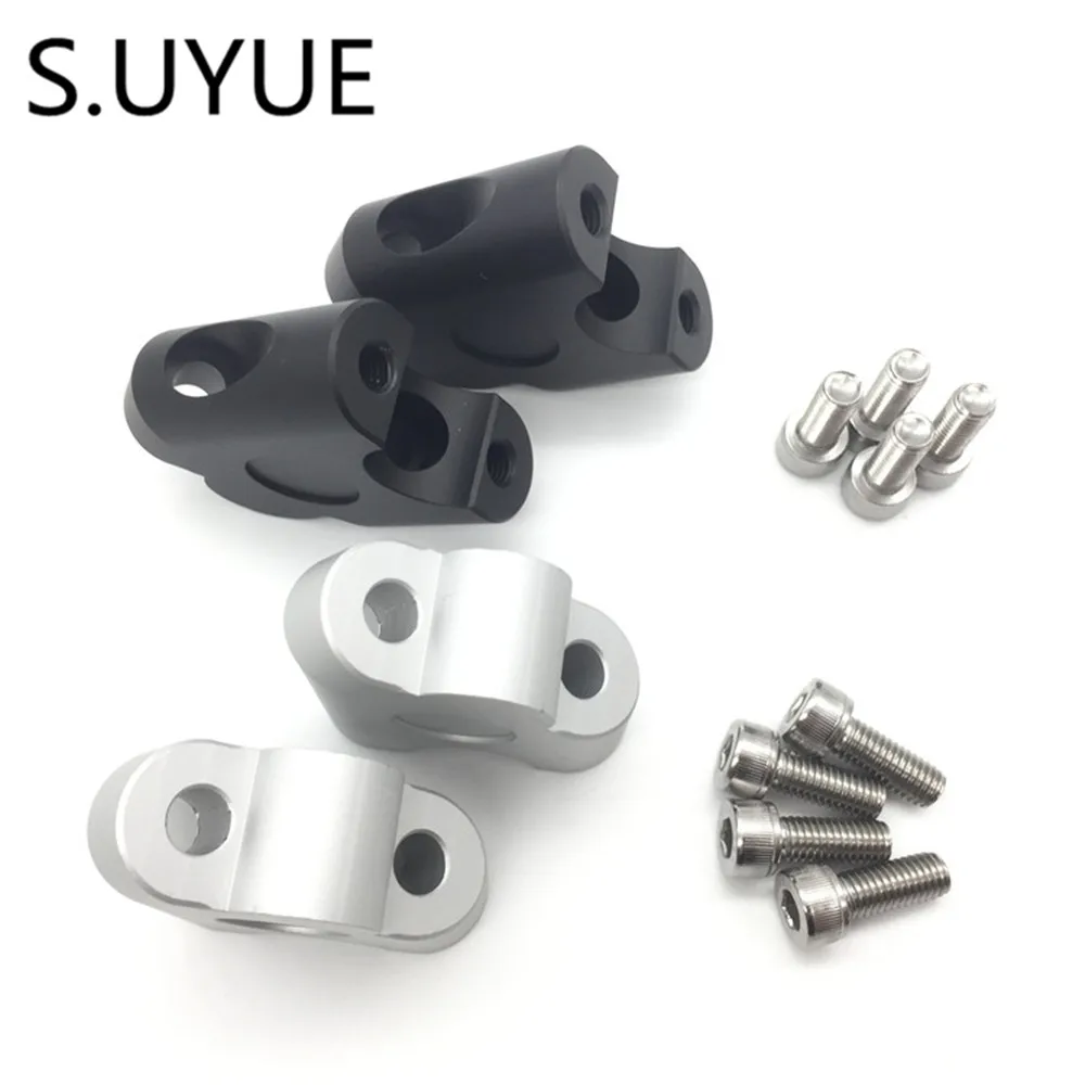 

2 шт. 7/8 "22 мм Мотоцикл с ЧПУ алюминиевый руль стояк крепление конус для triumph Honda Yamaha Сузуки Кавасаки