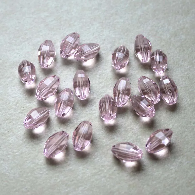 Оптовая продажа 100 шт./лот AAA + Хрустальные стеклянные граненые бусины Овальные