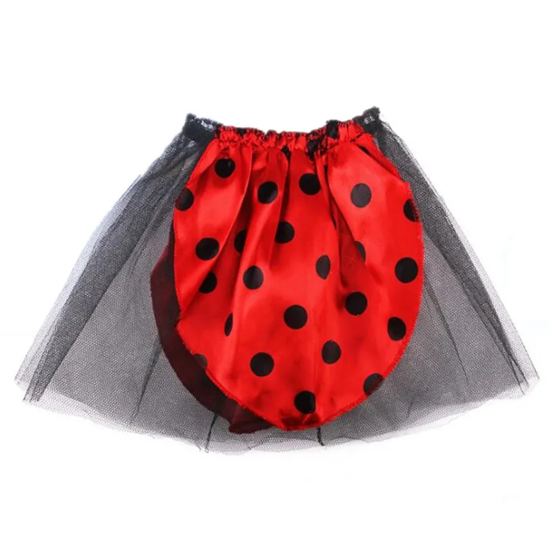 Red Yellow Bee Ladybug Skirt Children Girls Cosplay Costume Props Stage Performance Show Dress Masquerade Party Decoration|cosplay costume|girl