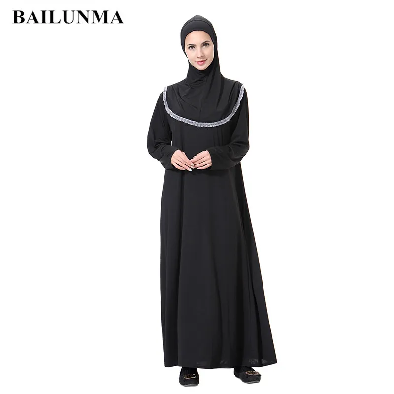

Casual muslim hijab dress women dubai abaya robe musulman femme abaya kimono moroccan kaftan