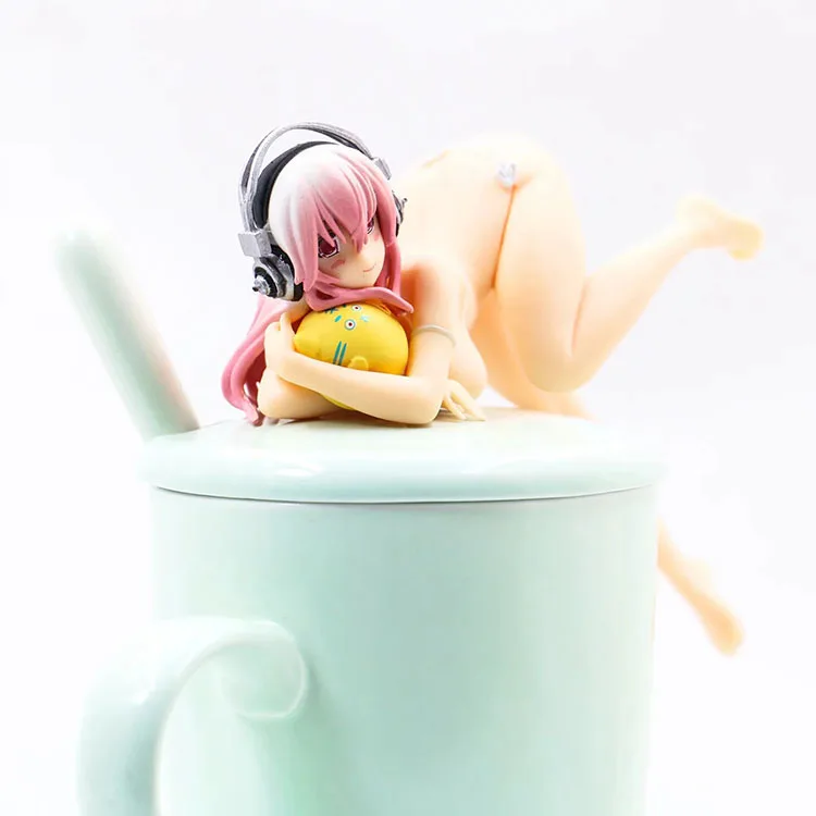 Белый бикини обновление Супер Sonico ПВХ фигурку Коллекция Модель игрушечные