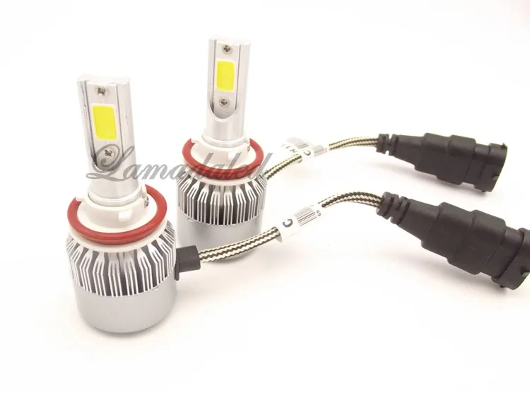 Светодиодный фонарь H11 2 шт. 36 Вт 3800 лм H8 все в одном 6000 К|h11 led headlight|led headlight bulbheadlight