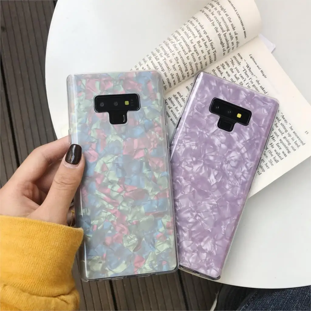 Мрамор 2 в 1 чехол для Samsung Galaxy Note 9 8 S9 S8 S7 Edge S6 мягкая задняя крышка TPU A5 A6 A7 A8 Plus J4 J6 J8