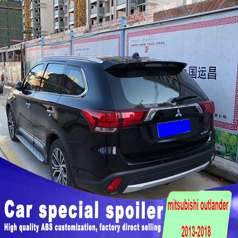 Спойлер на крышу для Mitsubishi Outlander 2013 2017 высококачественный спойлер из АБС пластика