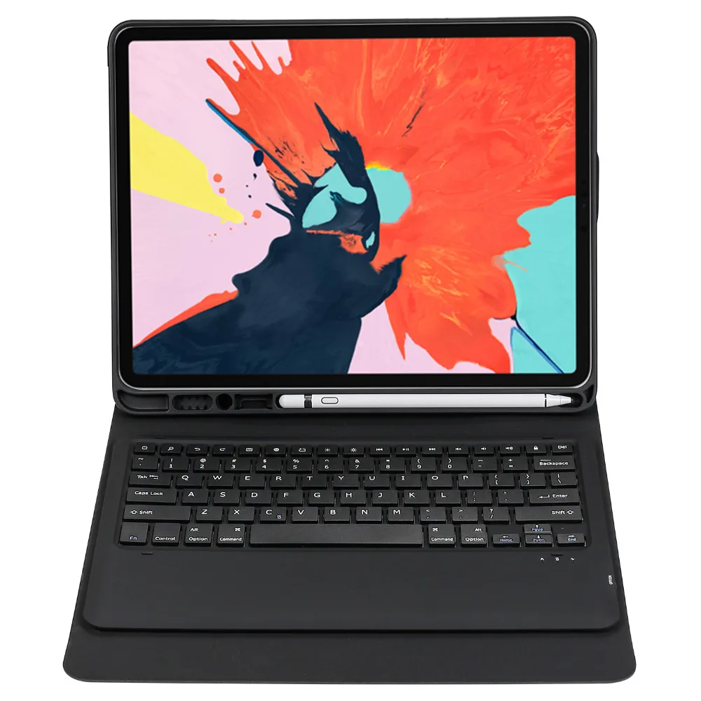 Чехол подставка для Apple iPad Pro 12 9 2018 с беспроводной Bluetooth клавиатурой
