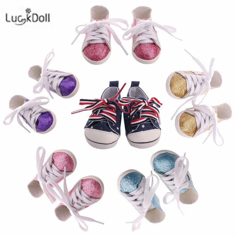 LUCKDOLL Пентагон для обуви 18 дюймов американская 43 см кукла аксессуары детской