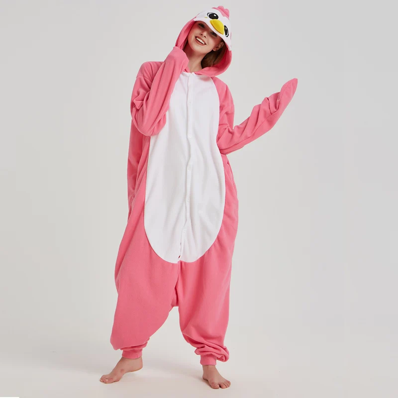кигуруми для взрослых Новый Пингвин комбинезон Пижама Kigurumi Хэллоуина цельный