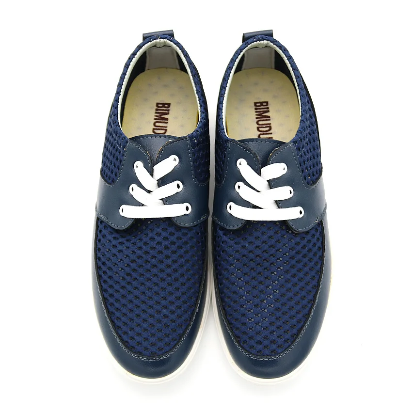 BIMUDUIYU New Summer Breathable Men Casual Mesh Shoes Super Cool sneakers Lace Up Flat Comfortable Light Trainner |