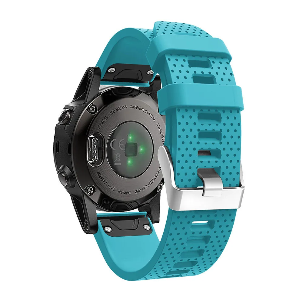 Лучшая цена из силикагеля, мягкий ремешок Ремешок Браслет ремешок для Garmin Fenix 5S часы замена силиконовые наручные