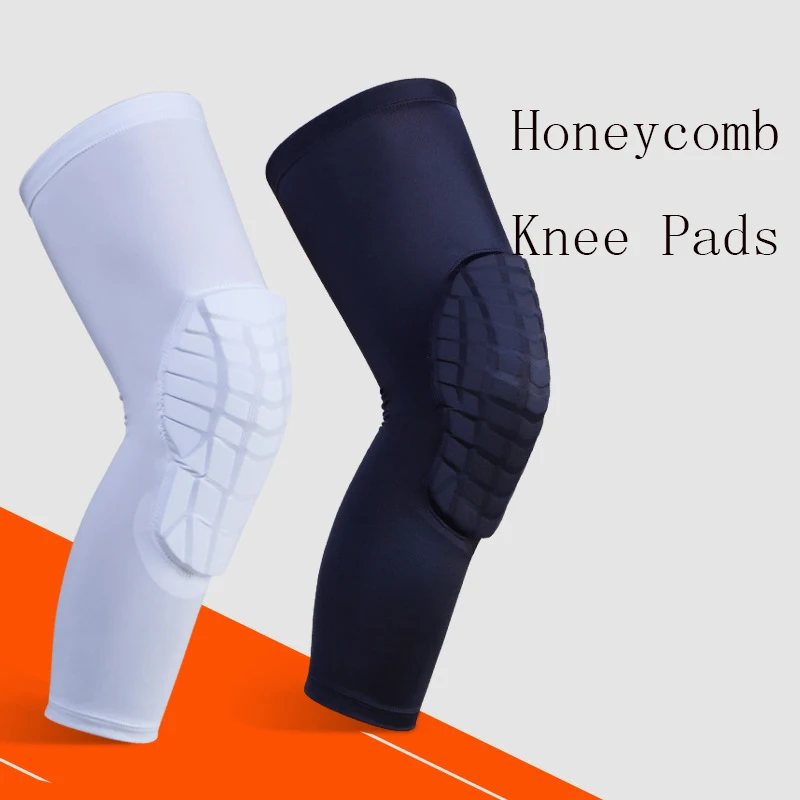 1 пара ячеистые наколенники баскетбольные рукава для ног футбольные