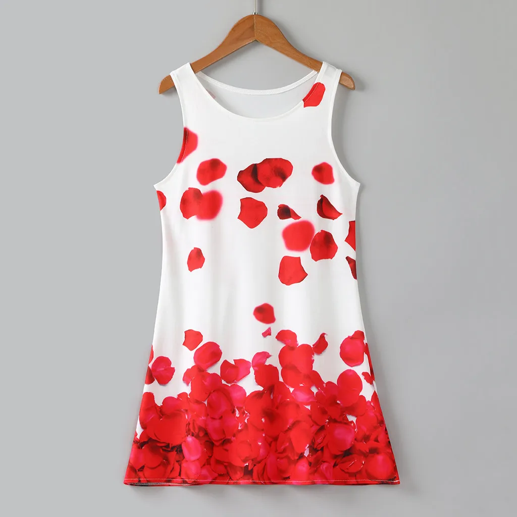 Toddler Girls Summer Princess Dress Kids Baby Printing Party Sleeveless Dresses Casual Kid girl Children's Clothing Suit | Детская