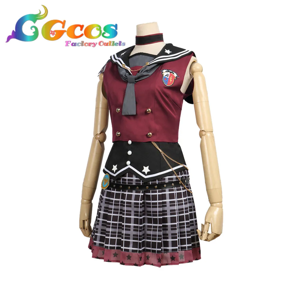 CGCOS Косплей Костюм BanG Dream! Afterglow Lost One Udagawa Tomoe Платье Аниме Униформа Хэллоуин