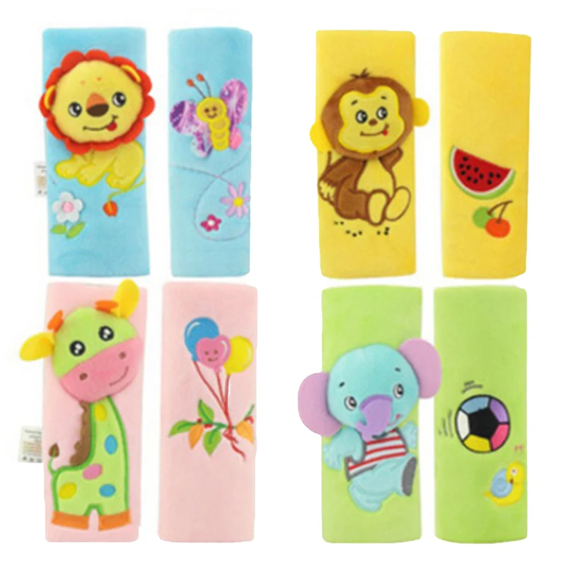 2 шт./лот милый безопасный ремень 16 см с мультяшным животным Детские Наплечные