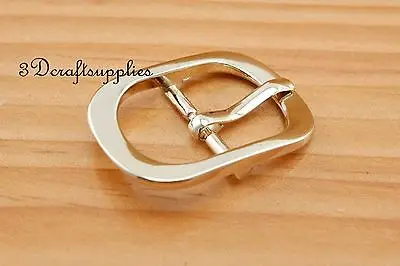 Пряжка для ремня Центральная пряжка с язычком 3/4 дюйма 19 мм светло-золотистая 6 шт.