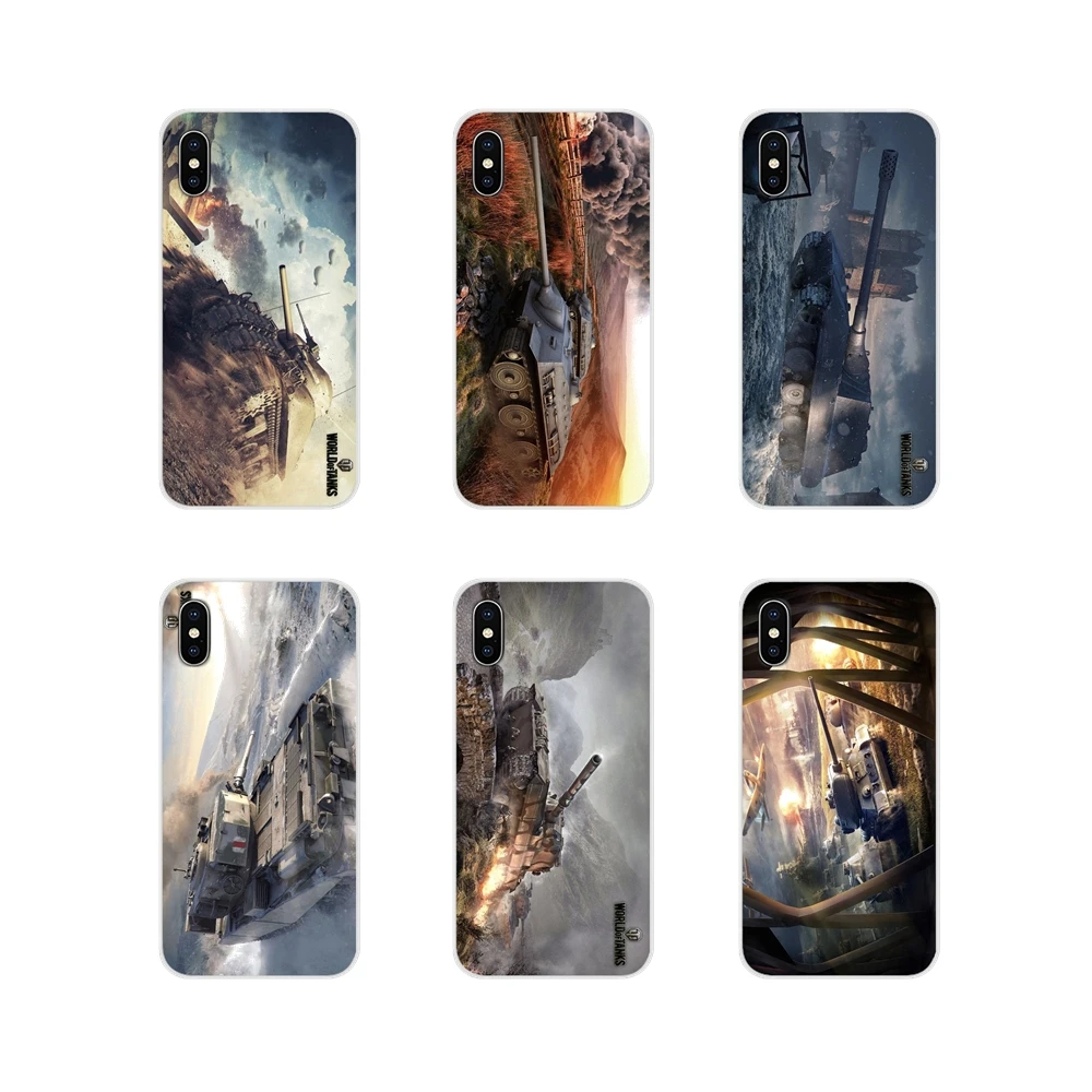 Силиконовые чехлы для телефонов Samsung Galaxy S4 S5 MINI S6 S7 edge S8 S9 S10 Plus Note 3 4 5 8 9 world of tanks game