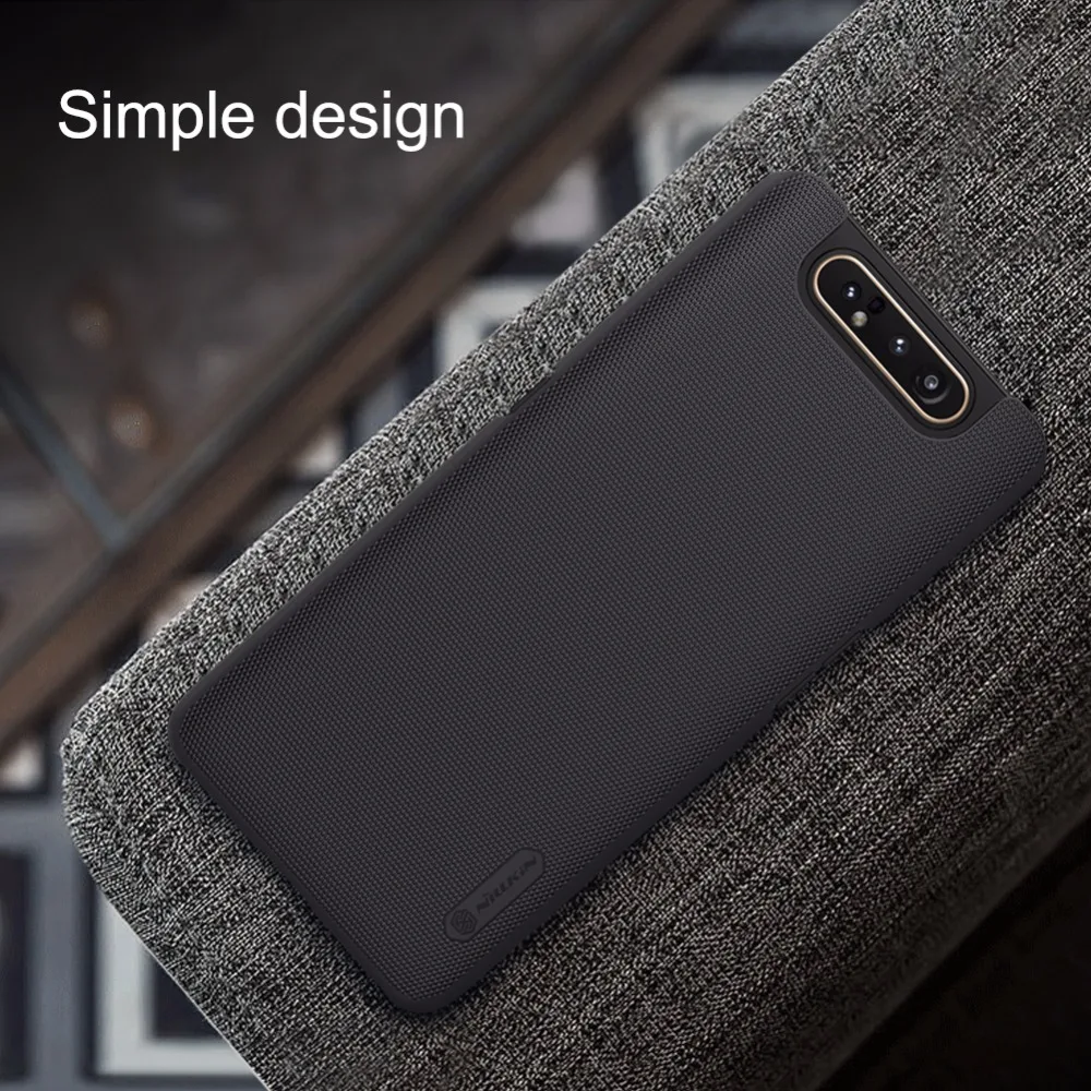 Чехол для samsung Galaxy A80 A90 NILLKIN Супер Матовый Защитный матовый жесткий чехол для samsung A80 A90 Подарочный держатель для телефона