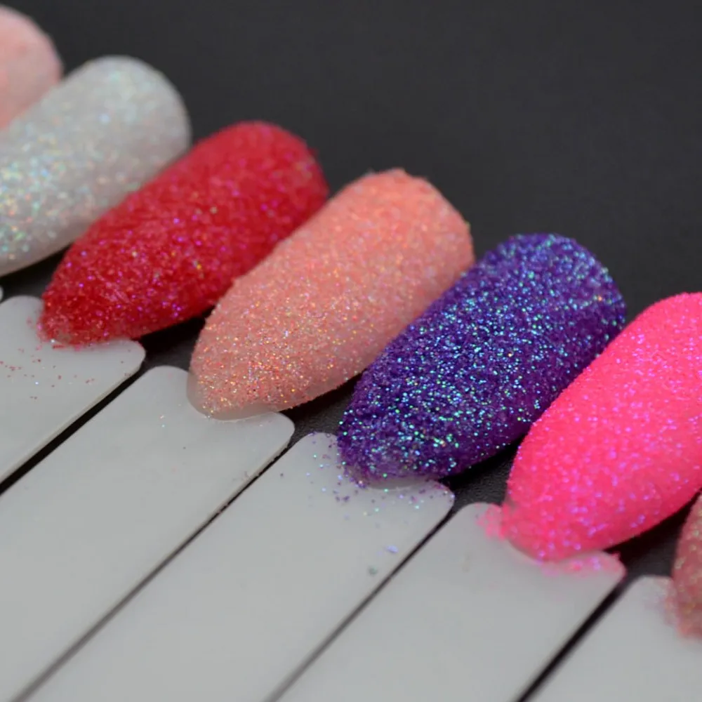 Gelike 2g Holographic Nail Glitter Powder Gradient Shining Sugar Dust Art Decorations Set | Красота и здоровье