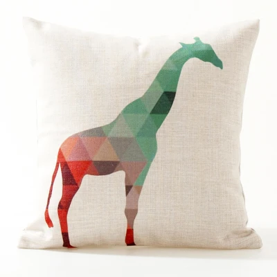 Геометрические чехлы с животными оленем птицами родственниками скандинавской