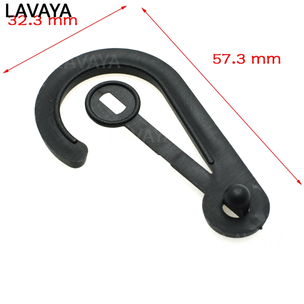 10pcs Gloves Hook Plastic Black Buckles Snap With O-Ring Used For Shower Curtains | Дом и сад