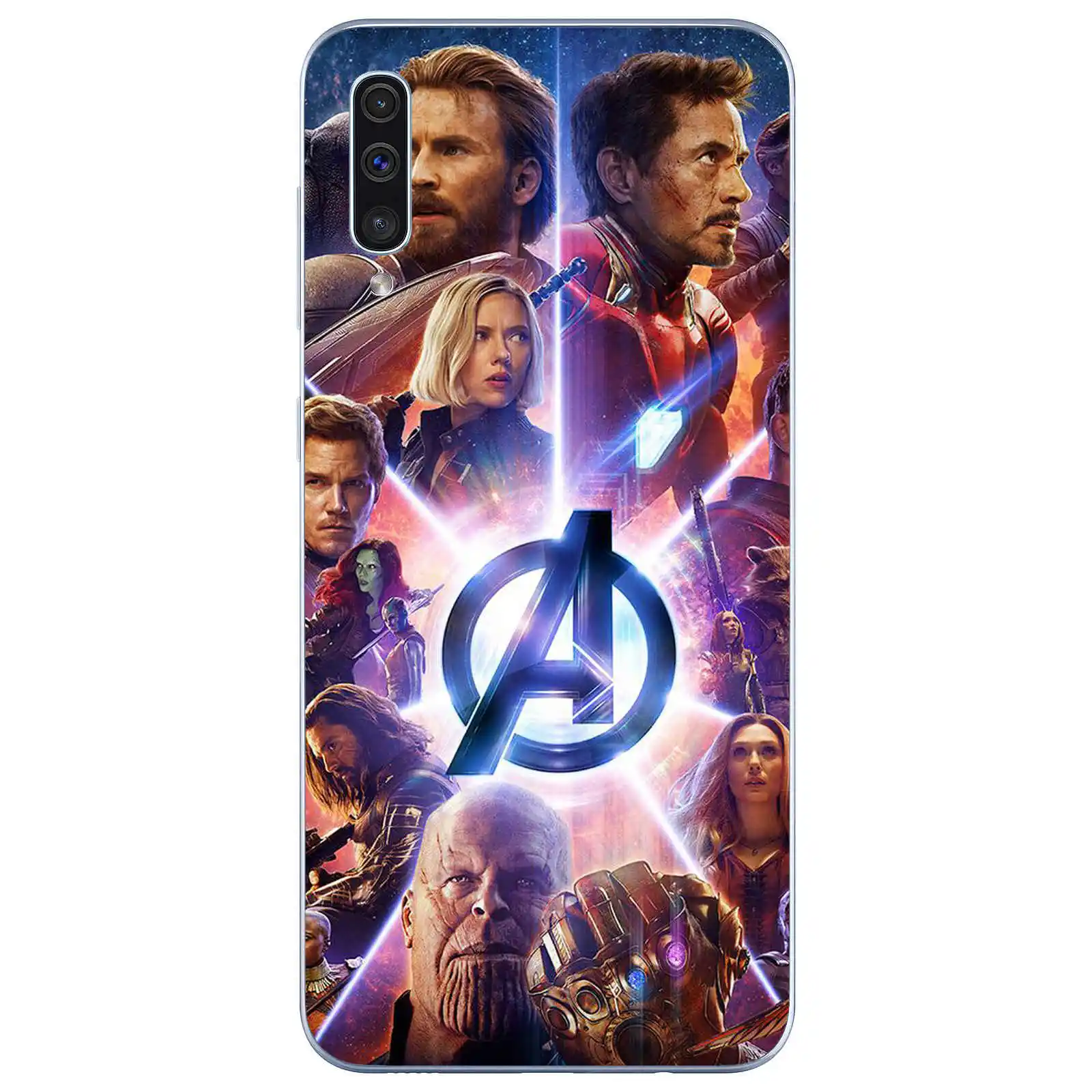 TPU Мягкий силиконовый чехол из ТПУ для samsung Galaxy S6 S7 S8 S9 S10 M10 M20 Plus Marvel DC Comics, Железный человек, Мстители - Цвет: TPU