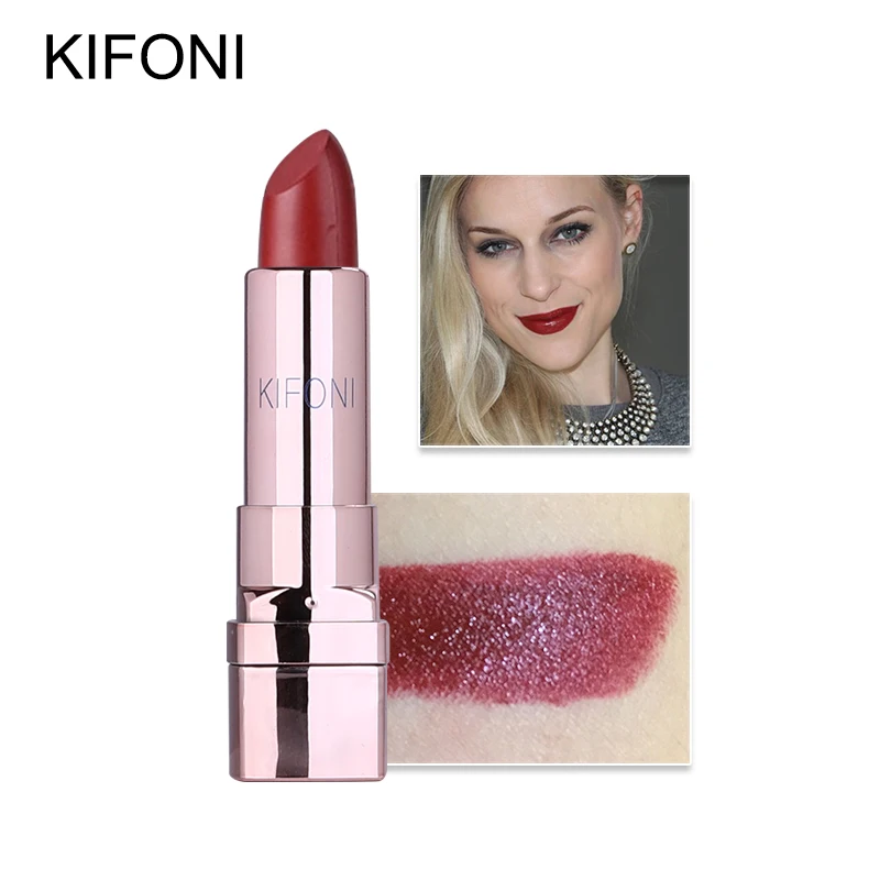 New Arrival KIFONI makeup 20 colors beauty matte lipstick long lasting tint lips cosmetics lip stick maquiagem make up red batom - Цвет: 5
