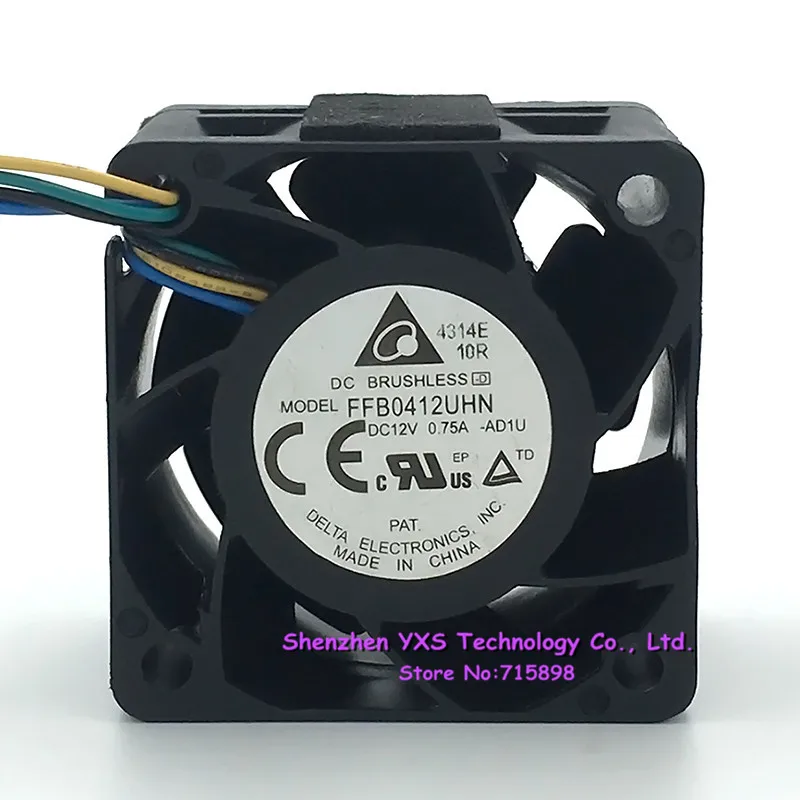 FFB0412UHN 4028 4 см 40*40*28 мм DC 12 В 0.75A 8700 об./мин PMW двойные шариковые подшипники маленький вентилятор охлаждения