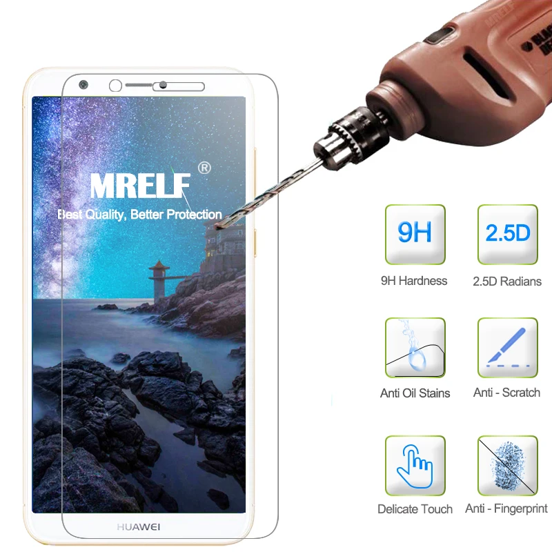 MRELF закаленное стекло для huawei P Защита экрана смартфона для P Smart 9H 2.5D Защитное стекло для телефона для huawei P Smart glass