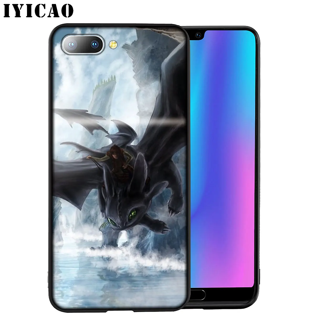 IYICAO Toothless How to Train Your Dragon Soft Phone Case for Huawei Mate 30 20 10 Pro Nova 5I 5T 5 4 4E 3i 3 2i Lite Smart |