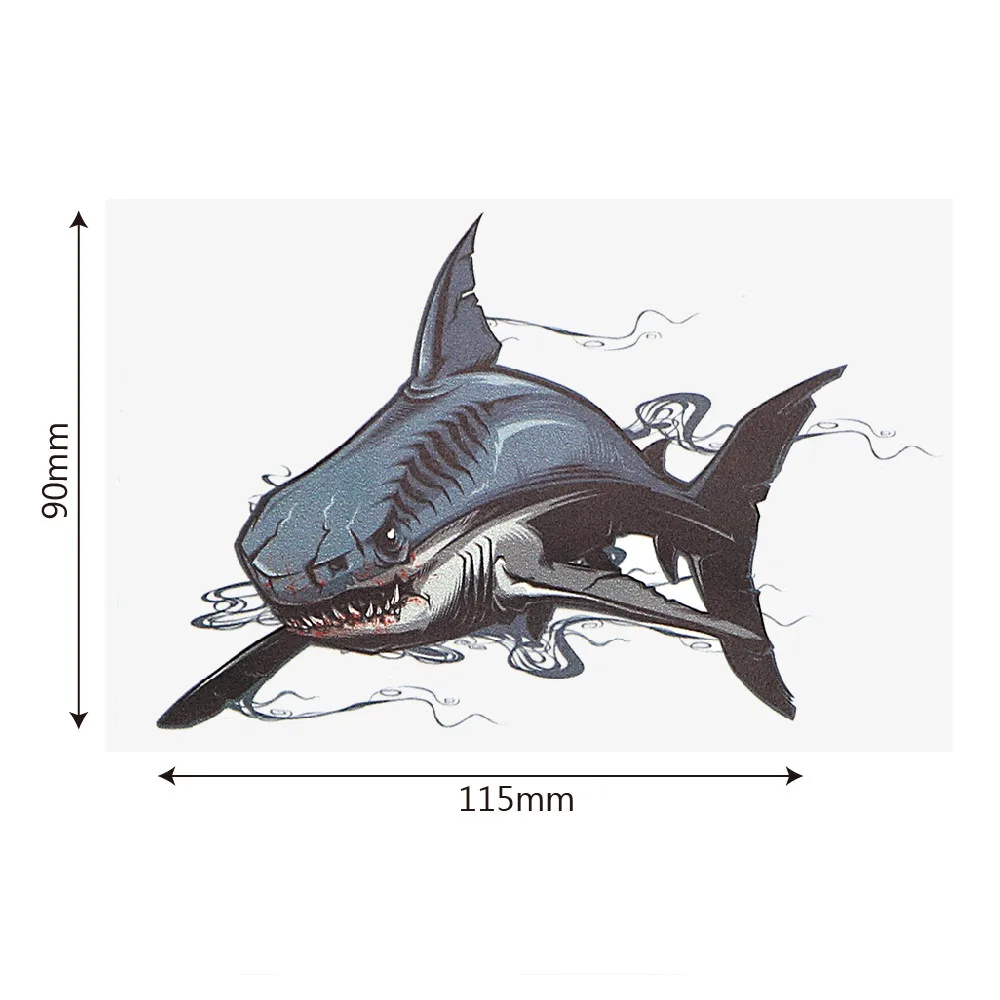 Модные 2 шт./компл. Savage Shark наклейки для автомобиля мотоцикла декор кузова